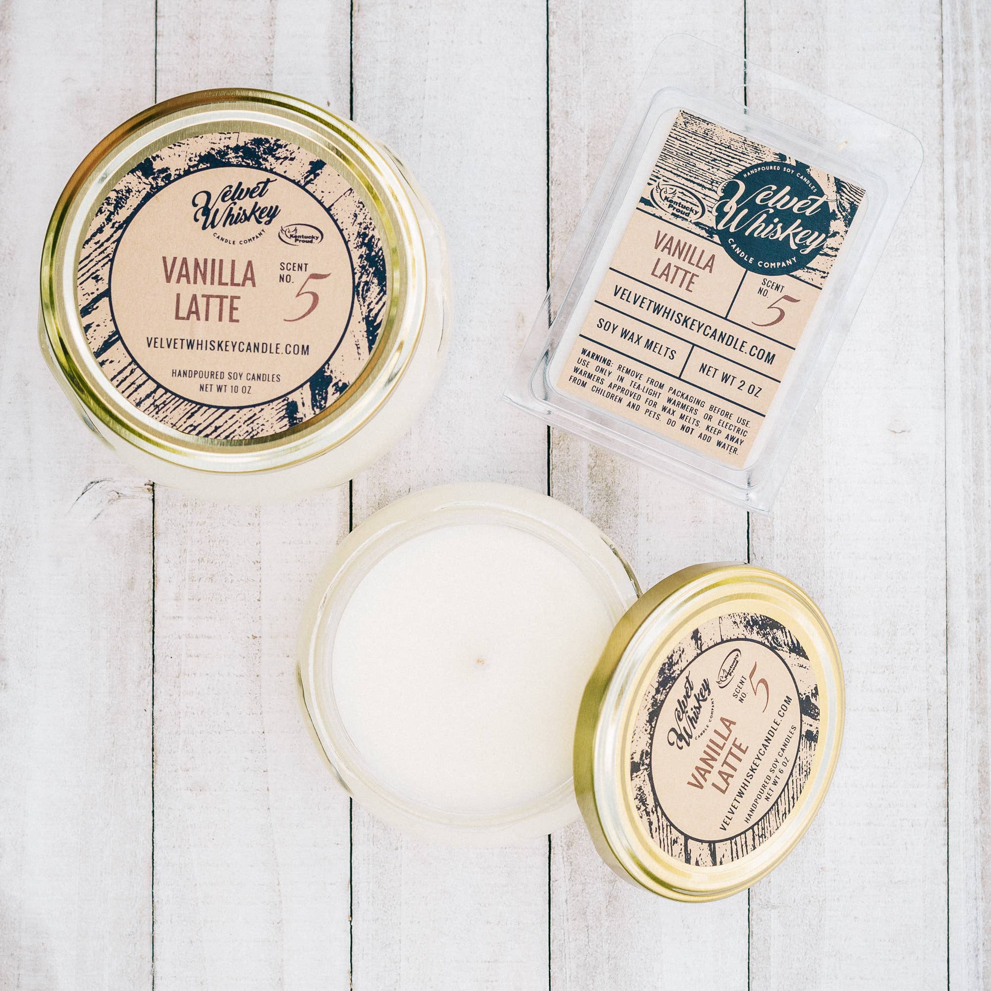 6.5 oz Vanilla Latte Candle