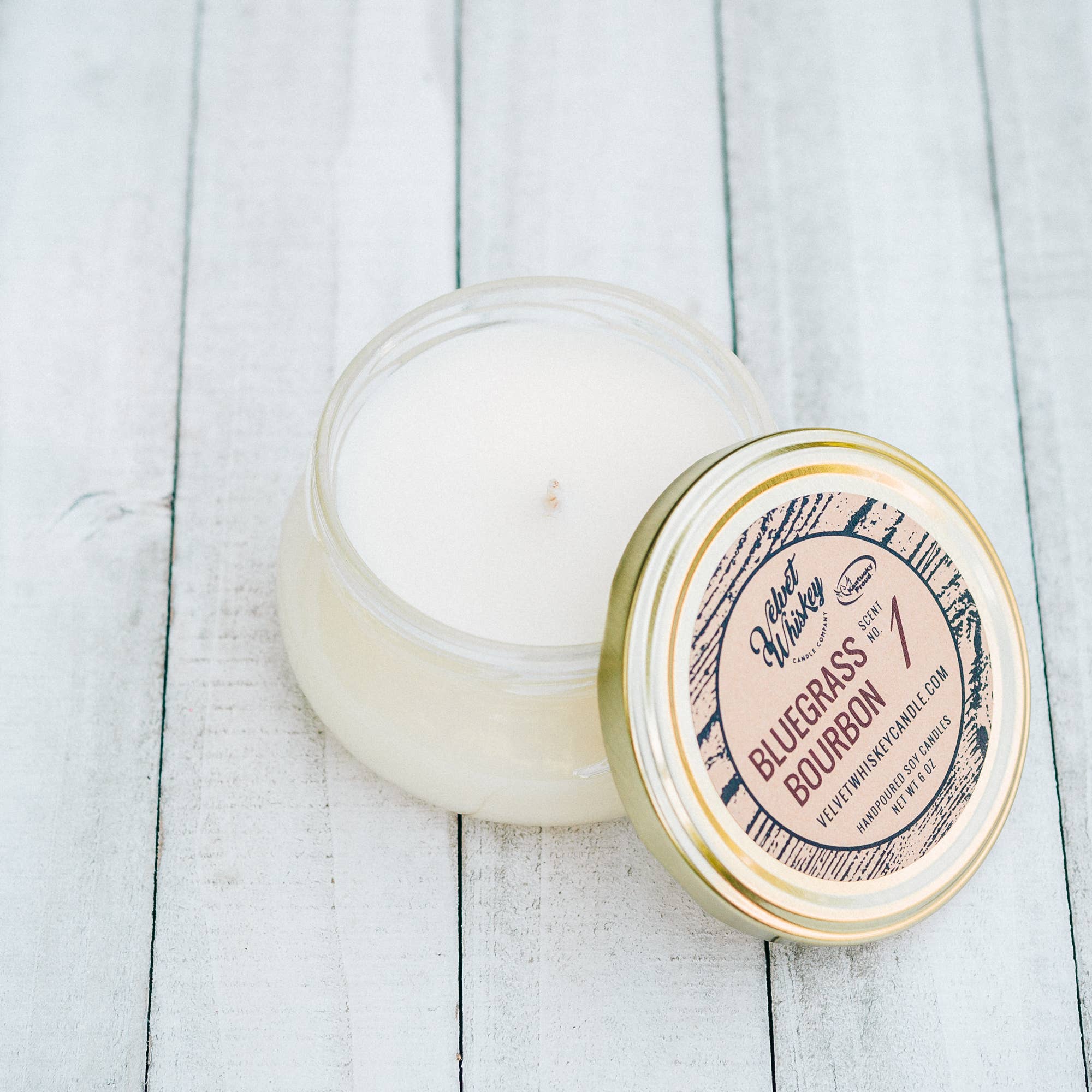 6.5 oz Bluegrass Bourbon Candle