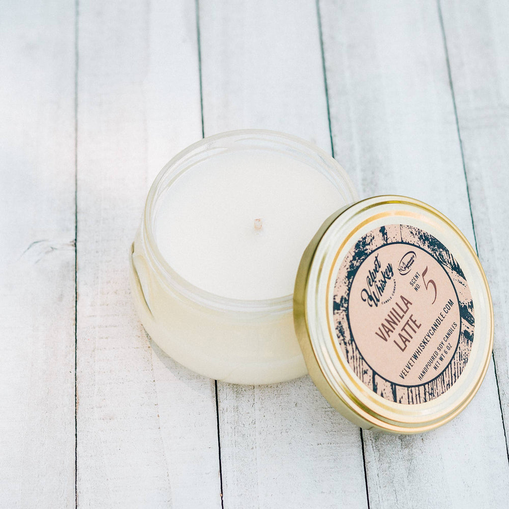 6.5 oz Vanilla Latte Candle