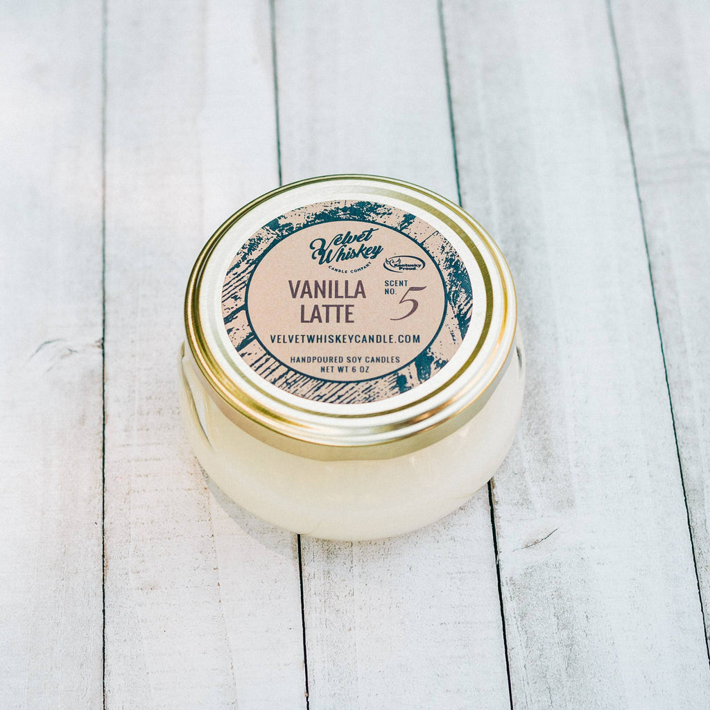 6.5 oz Vanilla Latte Candle