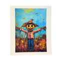 Fall Scarecrow Swedish Dishcloth