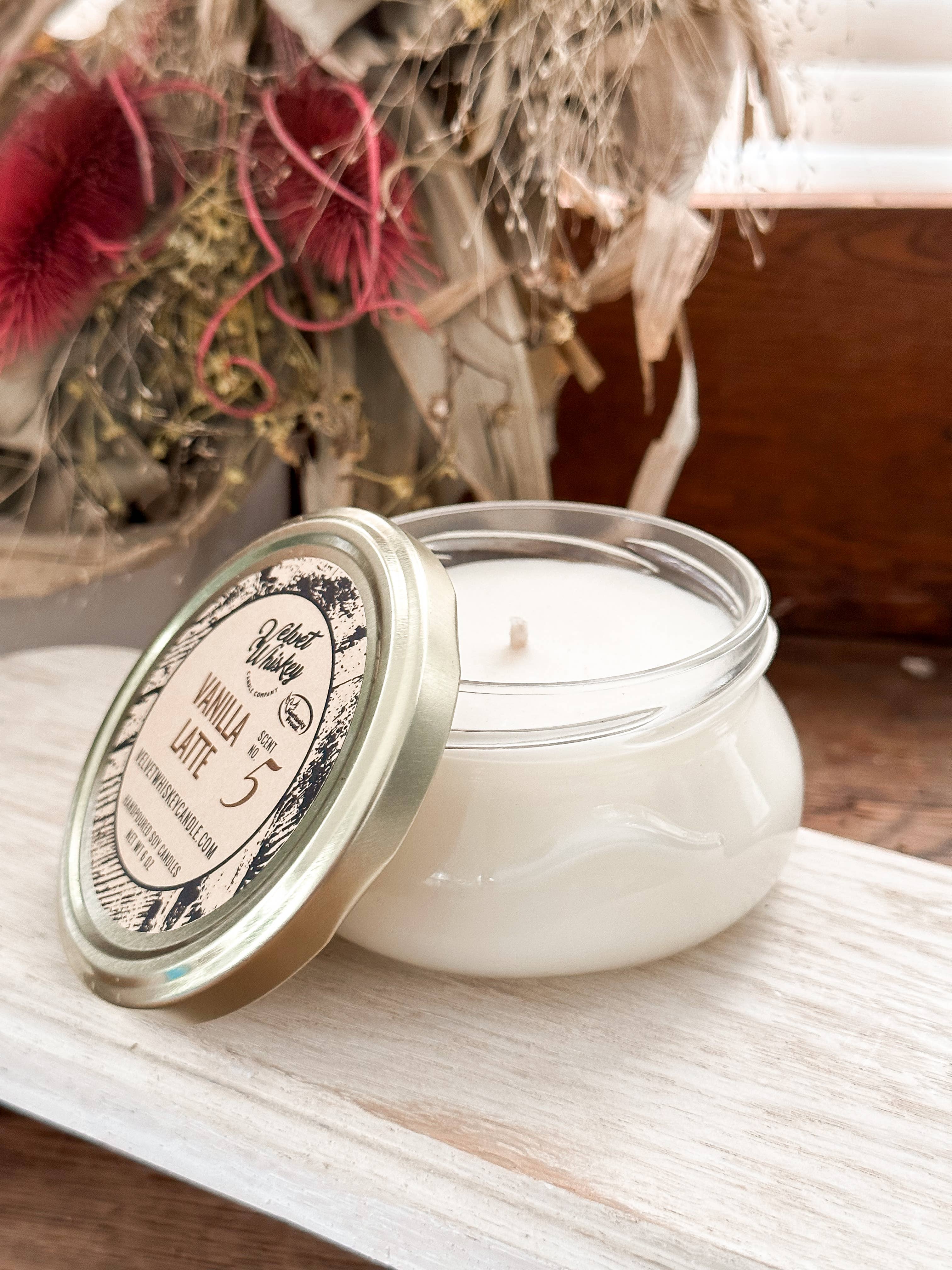 6.5 oz Vanilla Latte Candle